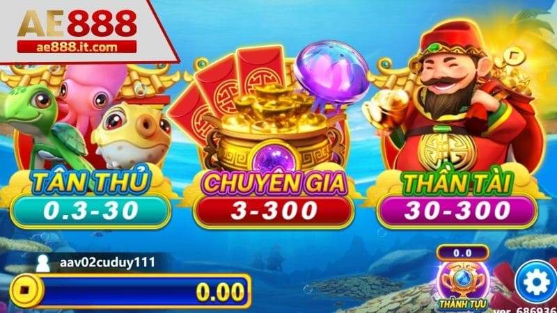 Bắn cá thần tài là một trò chơi bắn cá đầy sáng tạo và hấp dẫn