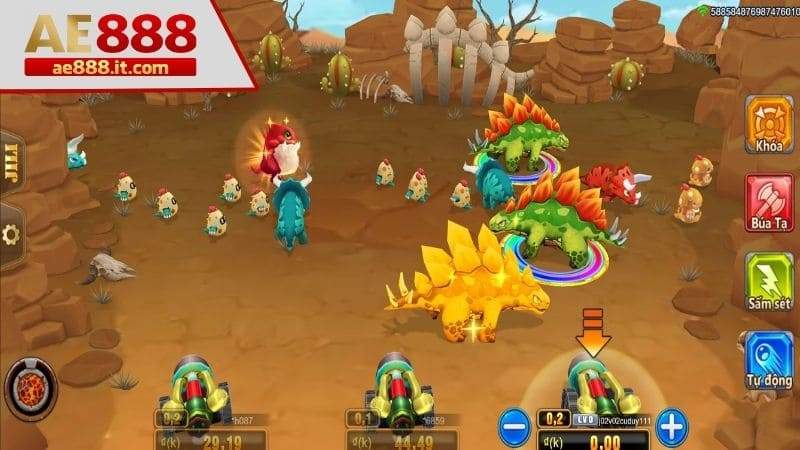 Chuyên Gia Săn Rồng là trò chơi bắn cá có bối cảnh thời tiền sử