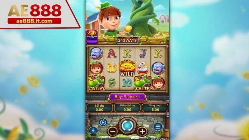 Giao diện trò chơi nổ hũ Đậu Ma