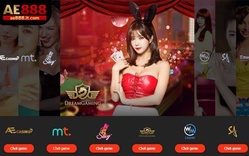 Casino AE888 mang đến trải nghiệm chân thực với dealer người Việt